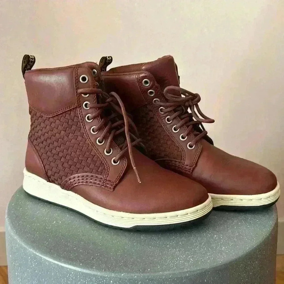 Dr. Martin Maroon Lace Up Boot - Picture 1 of 5